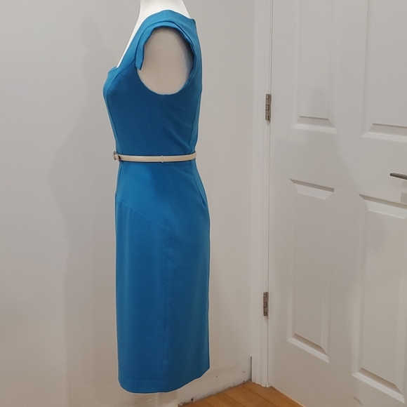 Turquoise Blue Jackie O Style Dress - Picture 10 of 10